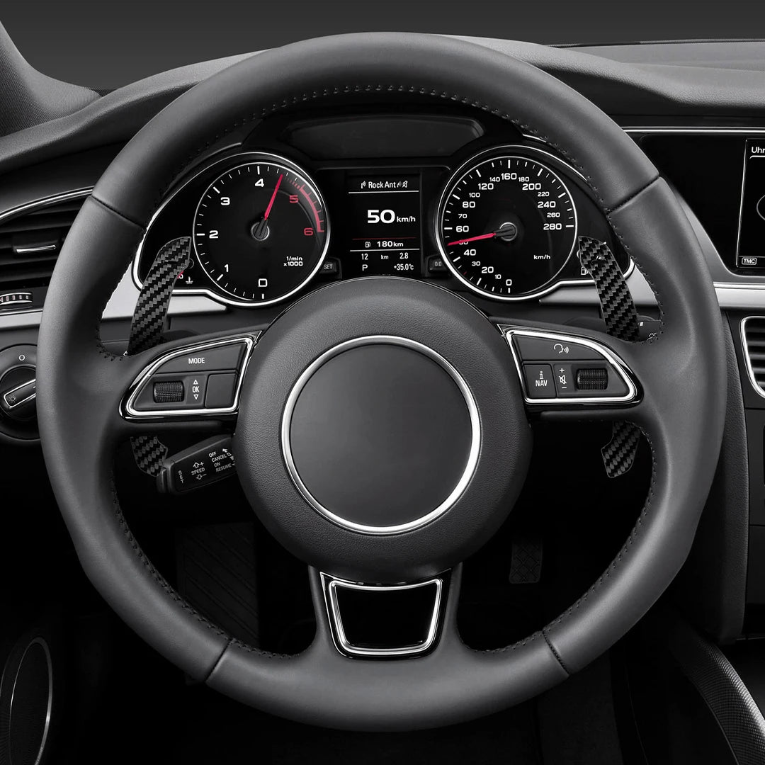 Magnetic Carbon Fiber Paddle Shifters For Audi B8/B8.5/B9/C8