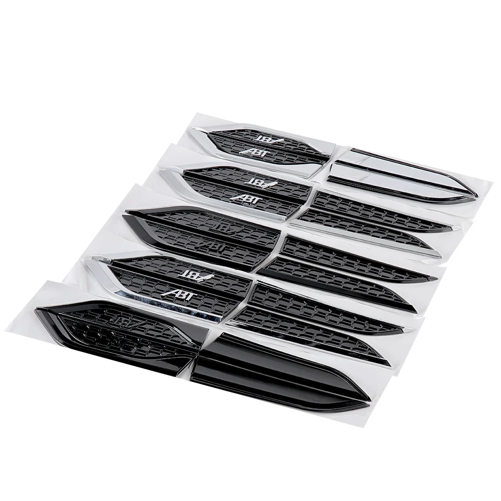 2pcs ABS Fender Emblem Stickers for Audi S-Line S5 RS5 A3 A4 A5 A6 A7