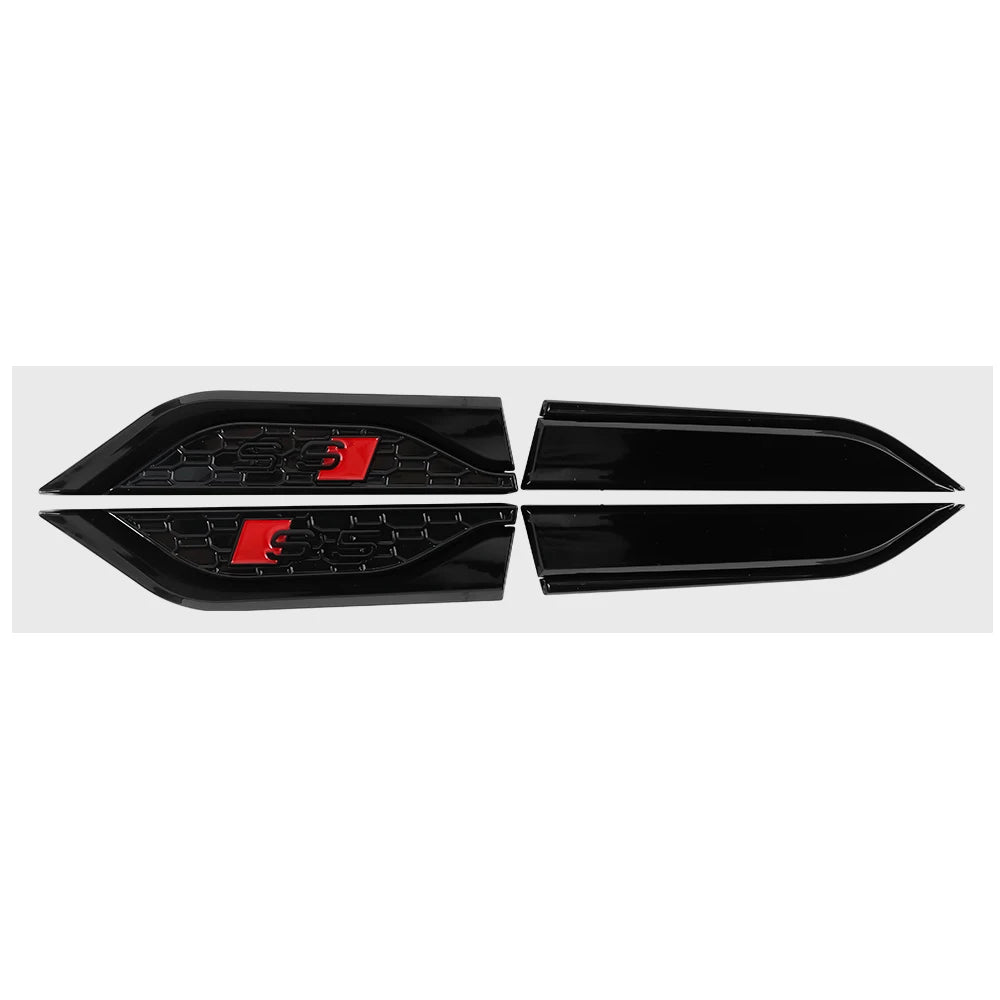 2pcs ABS Fender Emblem Stickers for Audi S-Line S5 RS5 A3 A4 A5 A6 A7