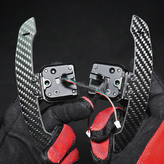 Magnetic Carbon Fiber Paddle Shifters For Audi B8/B8.5/B9/C8