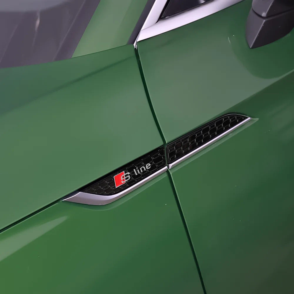 2pcs ABS Fender Emblem Stickers for Audi S-Line S5 RS5 A3 A4 A5 A6 A7
